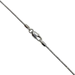 COLLIER OR BLANC 18 CT ET PENDENTIF DIAMANTS