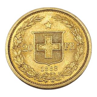 VRENELI 20 FRS 1883