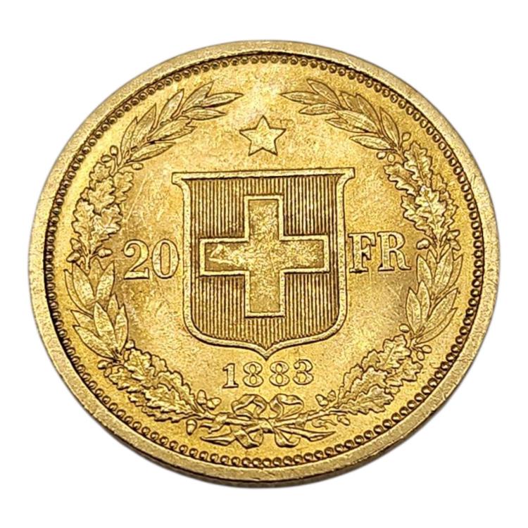 VRENELI 20 FRS 1883
