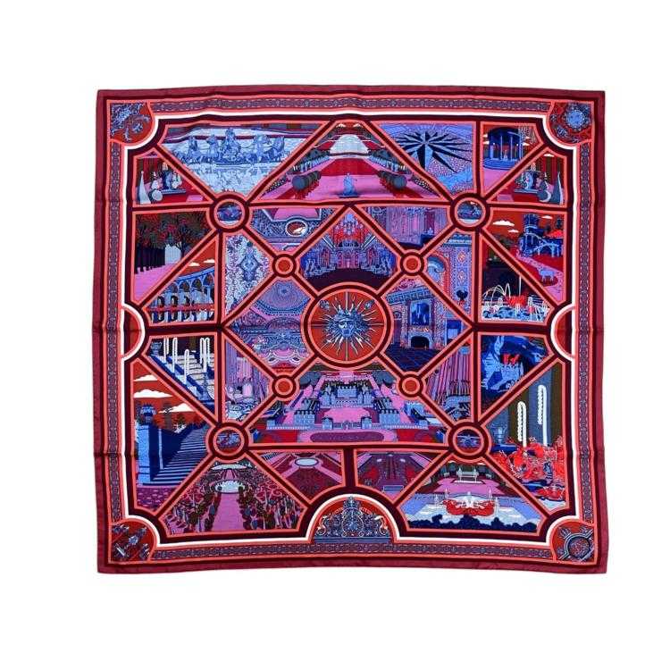 Hermès carré Flânerie à Versailles