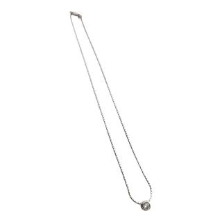 Collier Or Blanc 18Ct & Diamant