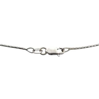 Collier Or Blanc 18Ct & Diamant