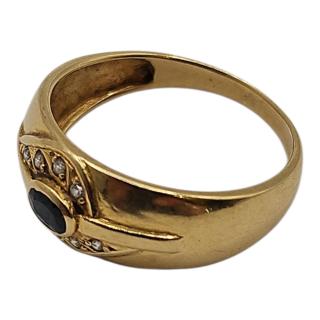 BAGUE OR 18 CT