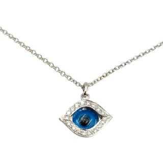 Collier Adler Or Blanc 18 Ct