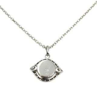 Collier Adler Or Blanc 18 Ct