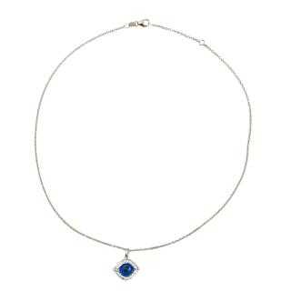 Collier Adler Or Blanc 18 Ct