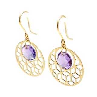 Boucles d'Oreilles Or Jaune 18 Ct
