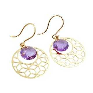 Boucles d'Oreilles Or Jaune 18 Ct