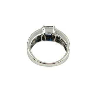 Bague Or 18 Ct Saphir&Diamants