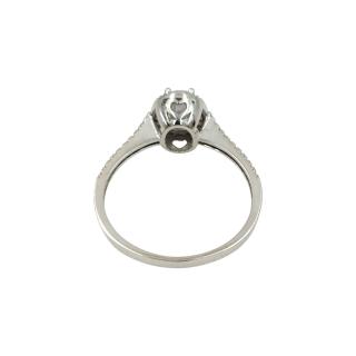 Bague Or Blanc 14 Ct