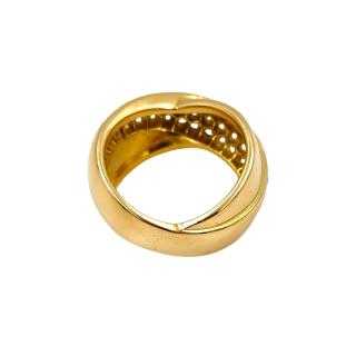 Bague Or Jaune 18 Ct & Diamants