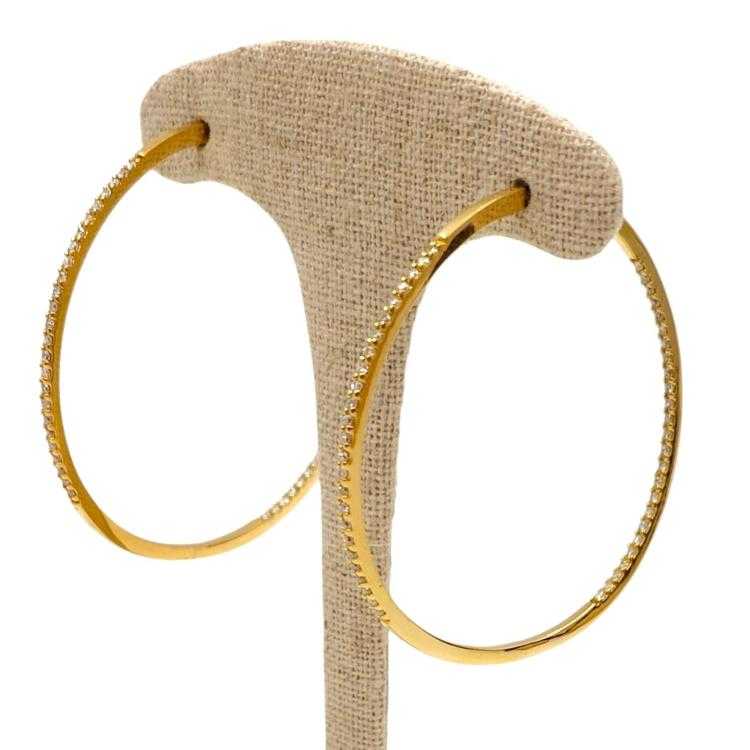 Boucles d'Oreilles Or Jaune 18 Ct