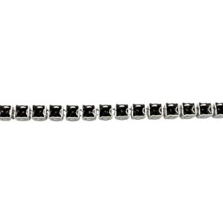 Tennis Sergio Ferris Or Blanc 18ct & Diamants Noir