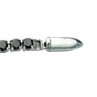 Tennis Sergio Ferris Or Blanc 18ct & Diamants Noir
