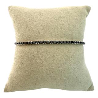 Tennis Sergio Ferris Or Blanc 18ct & Diamants Noir