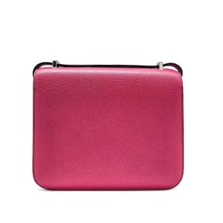 Sac à main Constance III Mini Epsom 18 Rose Mexico