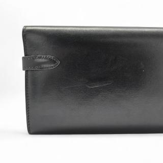 Portefeuille Hermès Kelly Box Black