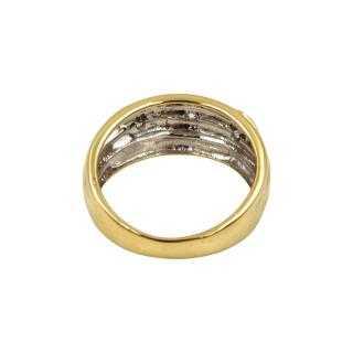 Bague Or Jaune&Blanc 18 Ct