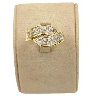 Bague Or Jaune 18 Ct & Diamants
