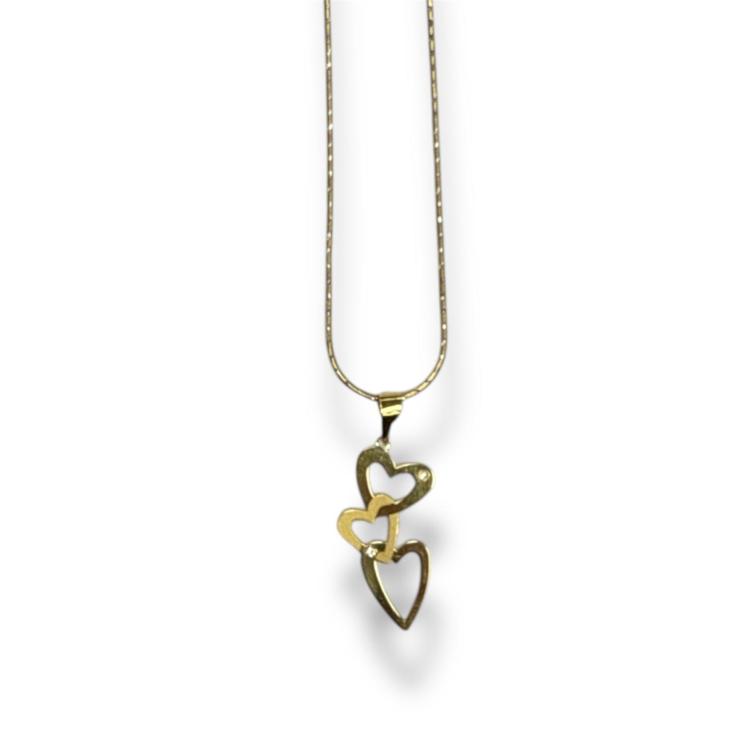 Collier Or Jaune & Blanc 19ct