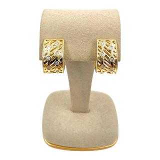 Boucles d'Oreilles Or Jaune 18 Ct