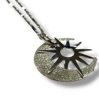 Collier Or Blanc 19ct