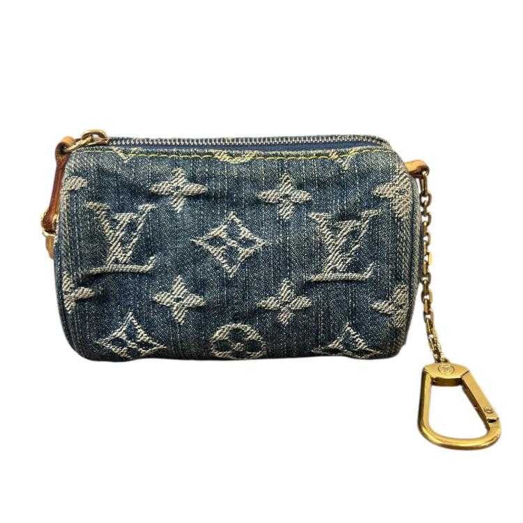 Louis Vuitton Mini Speedy Denim Charm