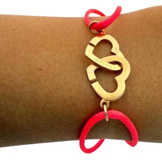 Bracelet Dinh Van Double Coeur Or 18ct