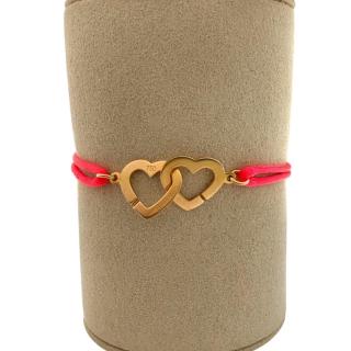 Bracelet Dinh Van Double Coeur Or 18ct