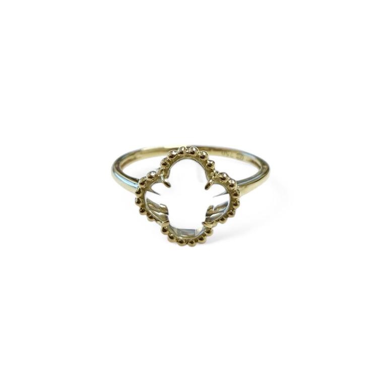 Bague Or jaune 18 ct et Cristal