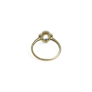 Bague Or jaune 18 ct et Cristal