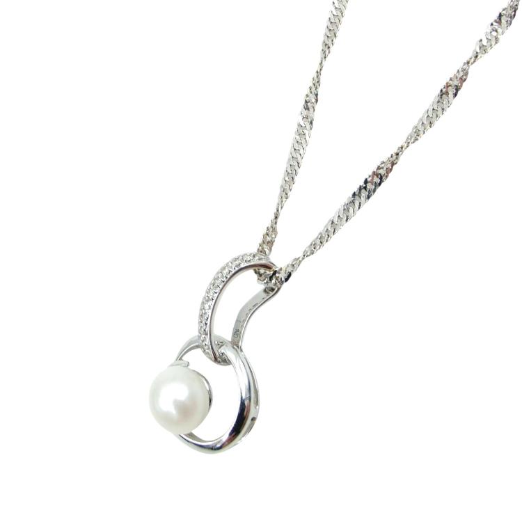 Collier Or Blanc 18 Ct