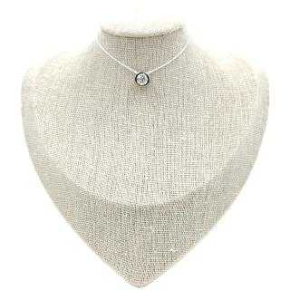 Pendentif Or Blanc 18 Ct Diamant