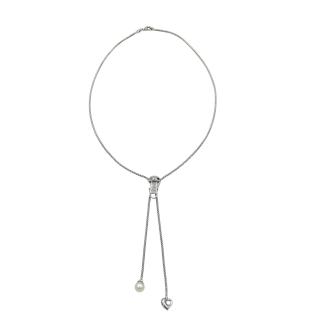 Collier Or Blanc 18 Ct