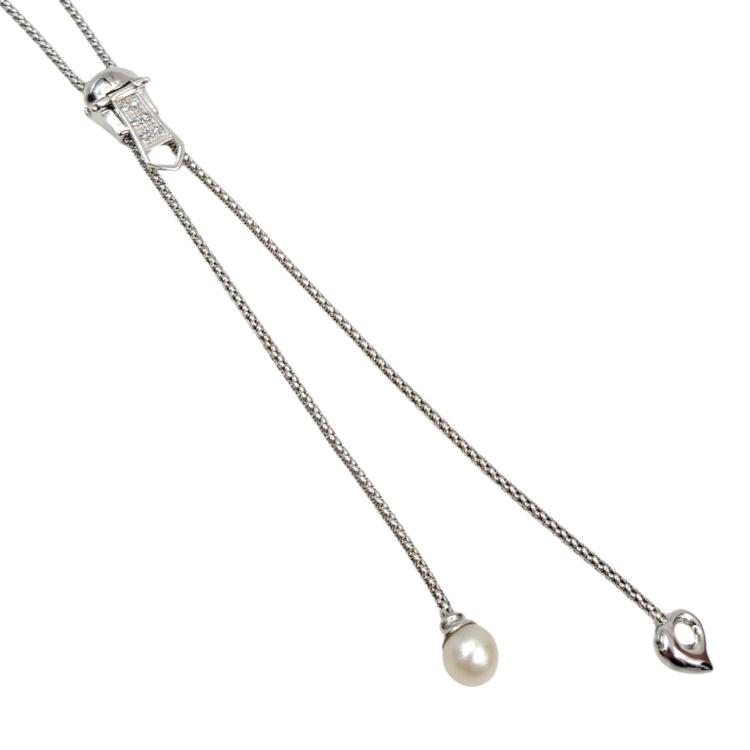 Collier Or Blanc 18 Ct