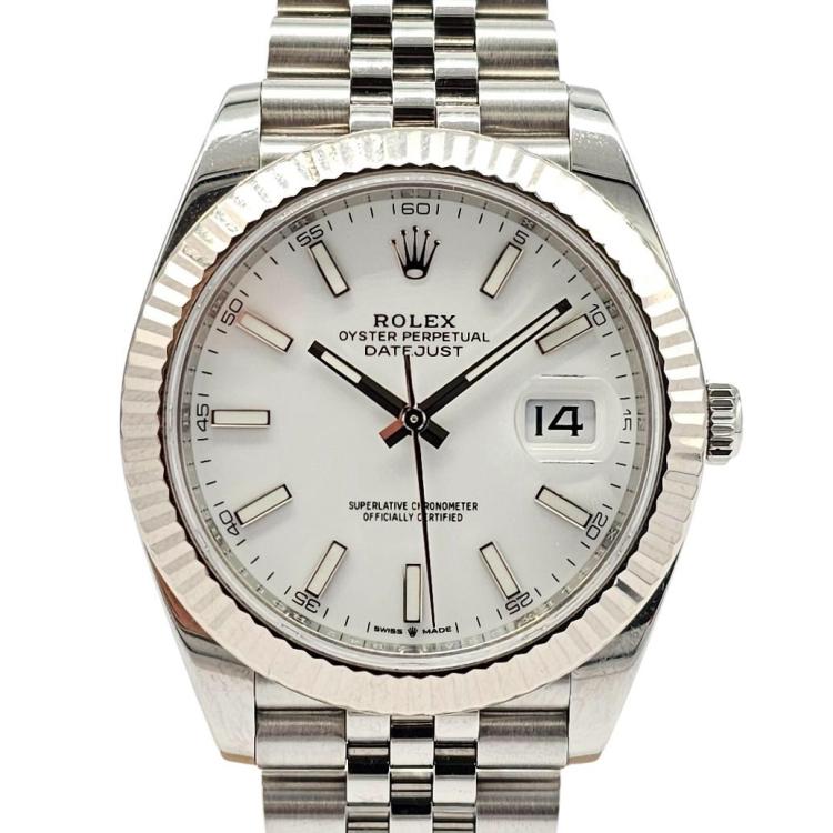 Rolex Datejust 41 White Dial