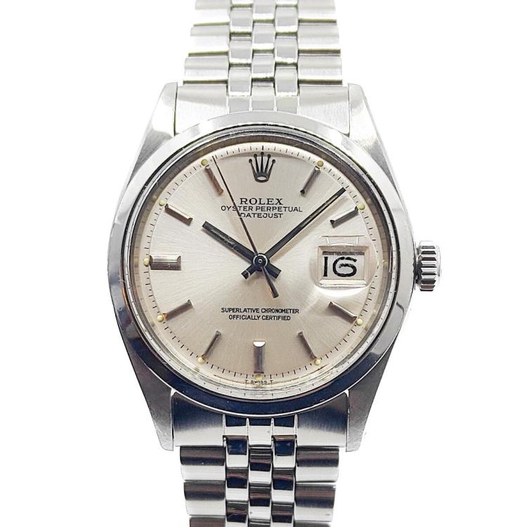 Rolex Date Just 36 Silver Dial