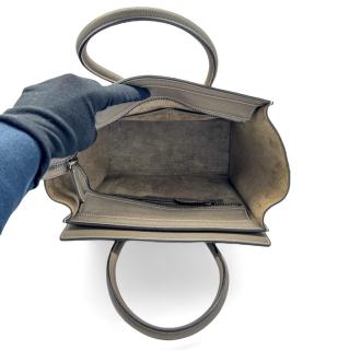 Sac à main Céline Luggage Elephant gris