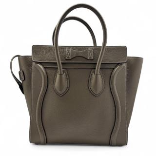 Sac à main Céline Luggage Elephant gris