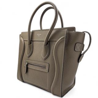 Sac à main Céline Luggage Elephant gris
