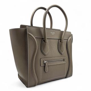 Sac à main Céline Luggage Elephant gris