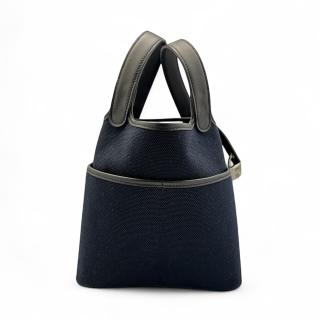 Sac à main Hermès Picotin 18 Cargo Bleu Marine