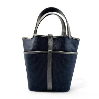 Sac à main Hermès Picotin 18 Cargo Bleu Marine