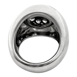 Bague Or Blanc 18ct & Diamants