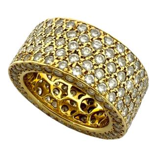 Bague Or Jaune 18ct & Diamants