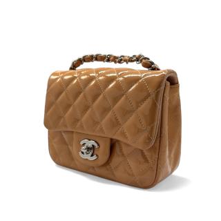 Sac à main Chanel Timeless / Classique Mini Beige