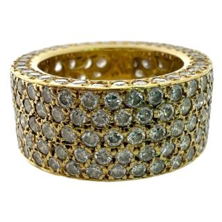 Bague Or Jaune 18ct & Diamants