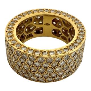 Bague Or Jaune 18ct & Diamants