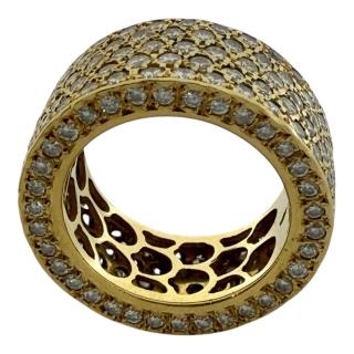 Bague Or Jaune 18ct & Diamants
