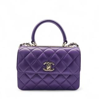 Sac à main Chanel Mini Flap Violet
